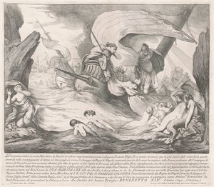 Seconda Macchina dla Chin z 1742 r.: Ulisses i syreny autorstwa François Hutin