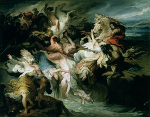 Klęska Teutons and the Cimbri – Gaius Marius (ok.157-86 pne) (olej na papierze na płótnie)