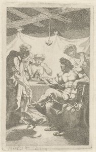Jowisz i Merkury w Filemon i Baucis autorstwa François Joseph Lonsing