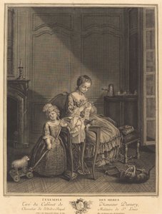 Przykład Matek autorstwa François Lucas after Etienne Jeaurat