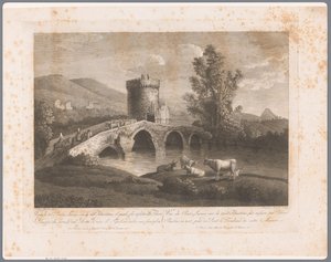 Widok na Ponte Lucano Widoki Rzymu (tytuł serii)