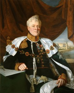 Portret księcia Dmitrija Władimirowicza Golicyna 1771-1844, 1835 autorstwa François Nicolas Riss
