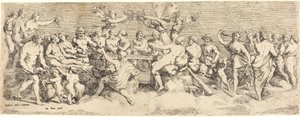 Wesele Kupidyna i Psyche autorstwa François Perrier after Raphael