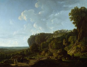 Rzymska Kampania (widok z Tivoli) autorstwa François Sablet