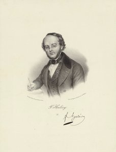 Przedstawiona osoba:  Jacques Fromental Halévy autorstwa Francois Seraphin Delpech