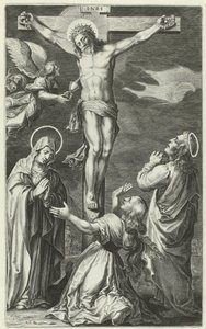 Chrystus na krzyżu Życie Chrystusa (tytuł serii) autorstwa François Stuerhelt (possibly)