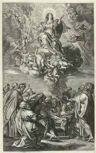 Wniebowstąpienie Maryi Życie Chrystusa (tytuł serii) autorstwa François Stuerhelt (possibly)