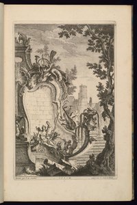 Projekt fontanny z Dianą autorstwa François de Cuvilliés the Elder