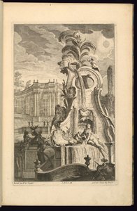 Projekt fontanny z Wenus autorstwa François de Cuvilliés the Elder