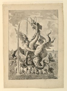 Projekt dla Grand Trianon w Wersalu autorstwa François de Cuvilliés the Elder