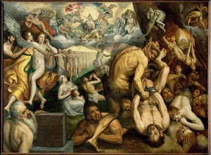 Sąd Ostateczny (olej na płótnie) autorstwa Frans Floris