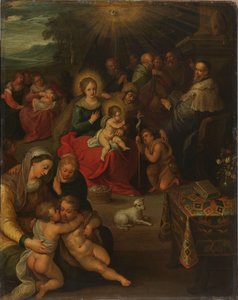Święte pokrewieństwo autorstwa Frans Francken (II)