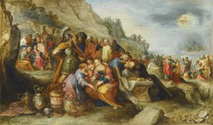 Izraelici po przekroczeniu Morza Czerwonego przy grobie patriarchy Józefa, 1630