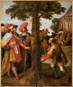 Cud ściętego drzewa. Cud św. Gummarusa, 1627.