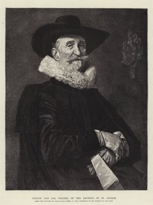 Johann van Loo, pułkownik łuczników św. Jerzego autorstwa Frans Hals