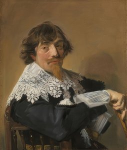 Portret mężczyzny. Około 1635 autorstwa Frans Hals