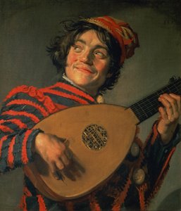 Portret błazna z lutnią