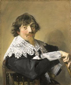 Portret mężczyzny





















 prawdopodobnie Nicolaes Hasselaer (1593-1635). Piwowar i kapitan-mahor korpusu wojskowego w Amsterdamie autorstwa Frans Hals
