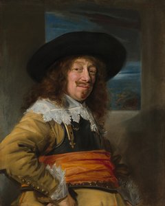 Portret członka Straży Miejskiej Haarlemu autorstwa Frans Hals