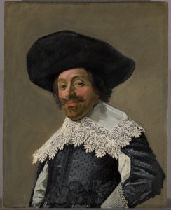 Portret mężczyzny w kapeluszu autorstwa Frans Hals