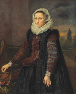 Portret młodej kobiety autorstwa Frans Hals