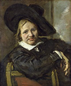 Człowiek w garbatym kapeluszu, po 1660 autorstwa Frans Hals