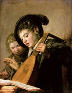 Śpiewający chłopcy autorstwa Frans Hals