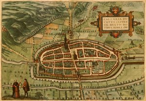 Kalkar Braun Hogenberg 1575 autorstwa Frans Hogenberg