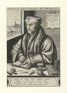 Portret Aberfortha Erazma autorstwa Frans Huys