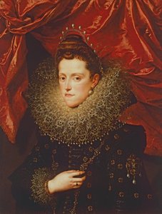 Portret Eleonory de Medici, księżnej Mantui (olej na płótnie) autorstwa Frans II Pourbus