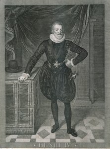 Portret Henryka IV z Francji autorstwa Frans II Pourbus
