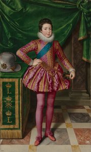 Portret króla Francji Ludwika XIII, 1611 autorstwa Frans II Pourbus