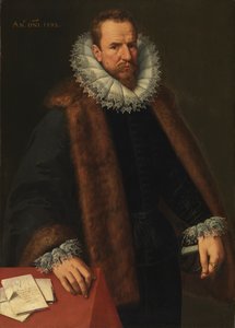 Portret Nicolasa Helincxa, doradcy króla autorstwa Frans II Pourbus