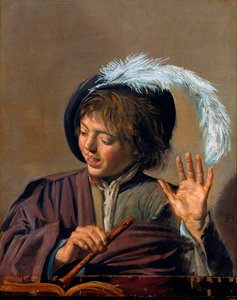 Śpiewający chłopiec z fletem, ok.1623