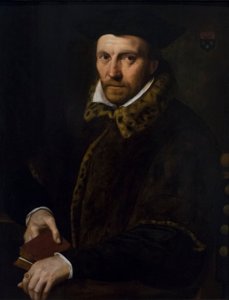 Portret Dom Andreasa Boulingiera, około 1580 (olej na dębie) autorstwa Frans I Pourbus