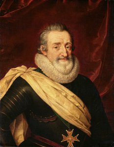 Portret Henryka IV (1553-1610) króla Francji