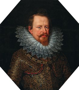 Portret Vincenzo Gonzagi 1562-1612, księcia Mantui, pocz. XVII w. autorstwa Frans Pourbus the Younger