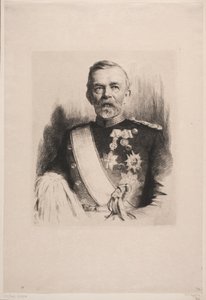 Portret generała dywizji L. Koefoed autorstwa Frans Schwartz