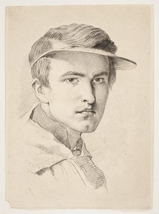 Portret J. Th. Lundbye autorstwa Frans Schwartz