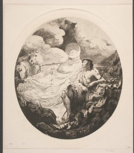 Selene i Endymion autorstwa Frans Schwartz