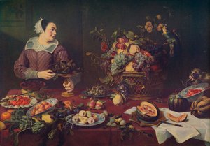 La Vendedora De Frutas, Sprzedawca owoców, 1636, ok. 1934 r. autorstwa Frans Snyders or Snijders