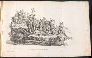 Trzeci pływak w procesji na Saint Rombout, 1825 Trzeci Prael-waegen (tytuł na obiekcie)