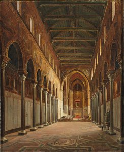Wnętrze katedry w Monreale Santa Maria Nuova