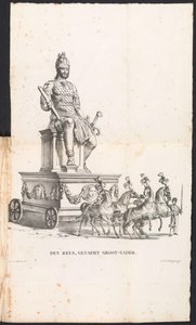 Wielki Dziadek w Procesji Św. Rumbolda, 1825 r Den Reuse, zwany Dziadkiem (tytuł na obiekcie)