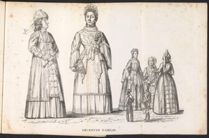 Olbrzymie figury w procesji dla św. Rumbolda, 1825 Rodzina Reuse (tytuł na obiekcie)