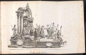 Drugi pływak w procesji dla św. Rumbolda, 1825 Tweeden Prael-waegen (tytuł na obiekcie)