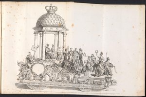 Piąty pływak w procesji na Saint Rombout, 1825