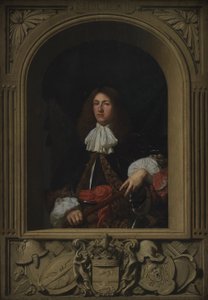 Portret hrabiego Ulrika Frederika Gyldenløve autorstwa Frans van I Mieris