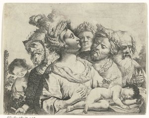 Ceres, Mars i Saturn (Cztery Wieki) autorstwa Frans van Mieris (II) (rejected attribution)