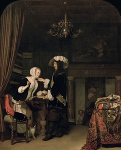Kawaler w Sklepie, 1660